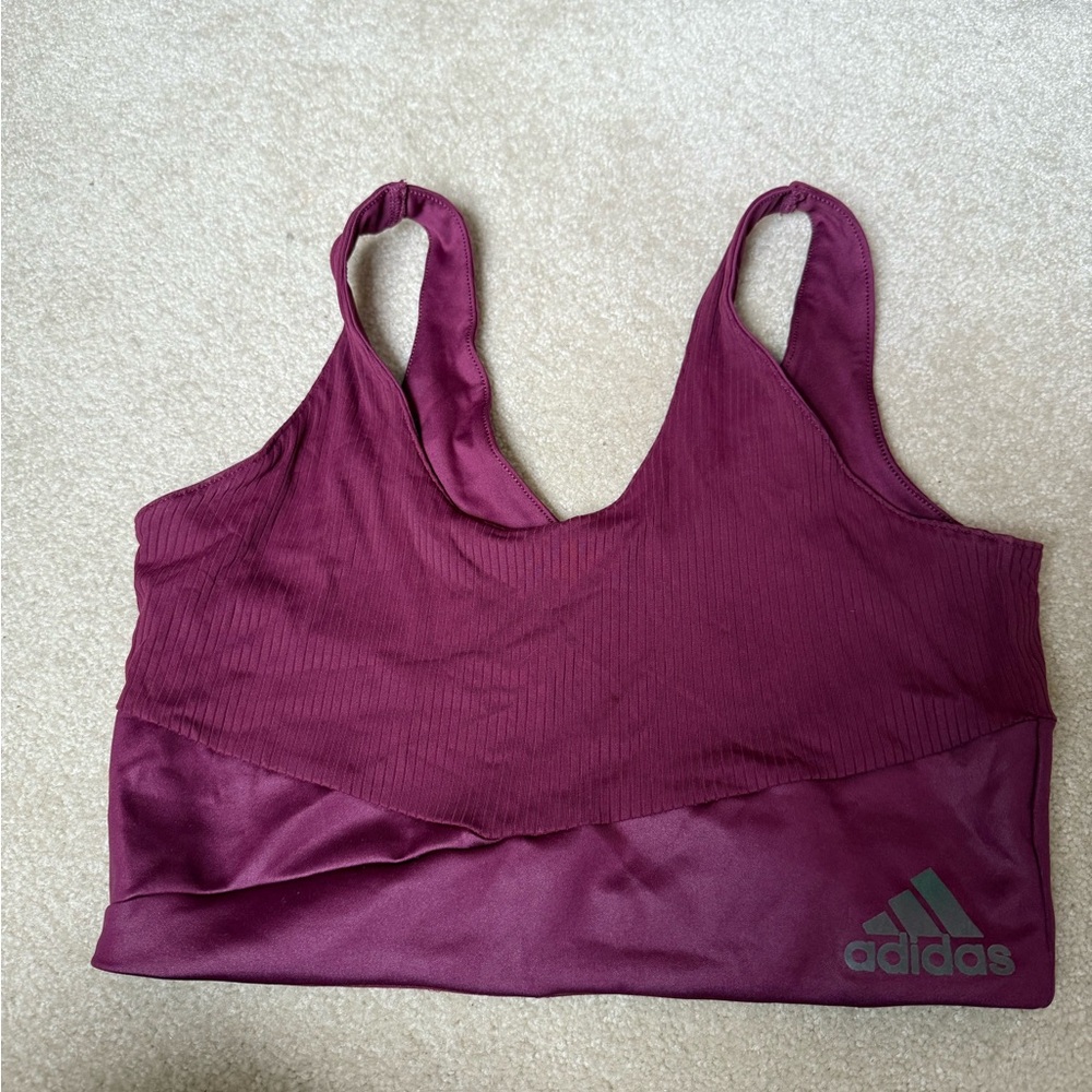 Adidas Women's maroon Sports Bra
